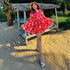 Floral Firecracker Printed Dress
